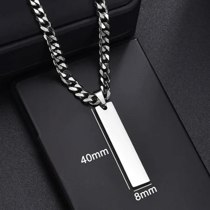 Letdiffery Custom Engraved Eyes Necklaces for Women Men Stainless Sreel Laser Carve Photo Names Square Pendant Jewelry Gifts update by sojib